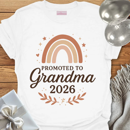 Promoted to Grandma 2026 T-Shirt