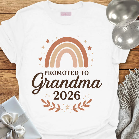 Promoted to Grandma 2026 T-Shirt