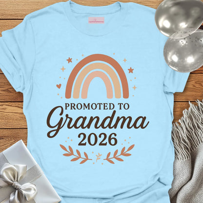 Promoted to Grandma 2026 T-Shirt