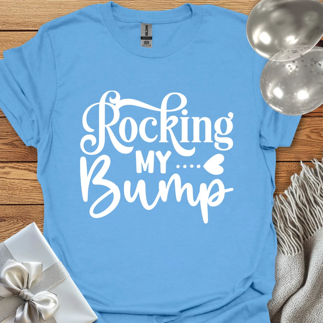 Rocking My Bump (heart) - Pregnancy T-Shirt