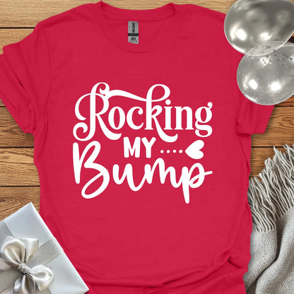 Rocking My Bump (heart) - Pregnancy T-Shirt