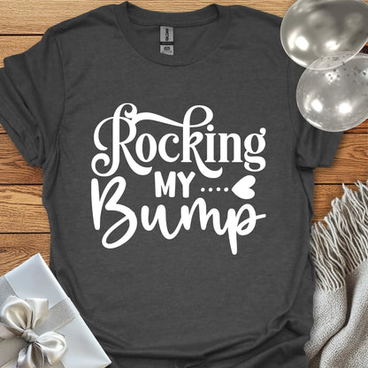 Rocking My Bump (heart) - Pregnancy T-Shirt