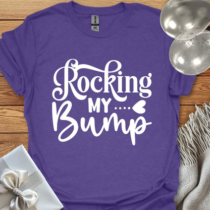 Rocking My Bump (heart) - Pregnancy T-Shirt
