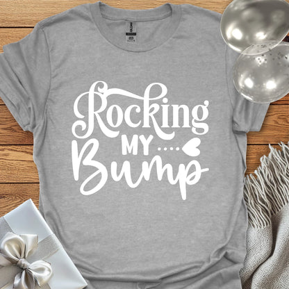 Rocking My Bump (heart) - Pregnancy T-Shirt