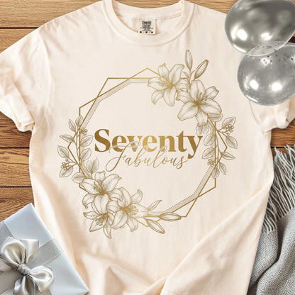 Seventy Fabulous - Premium 70th Birthday T-Shirt