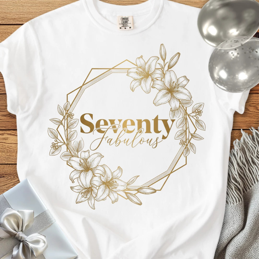 Seventy Fabulous - Premium 70th Birthday T-Shirt