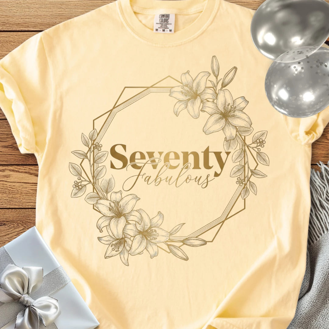 Seventy Fabulous - Premium 70th Birthday T-Shirt