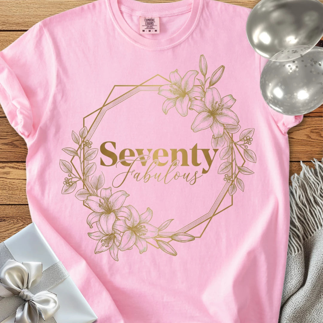 Seventy Fabulous - Premium 70th Birthday T-Shirt