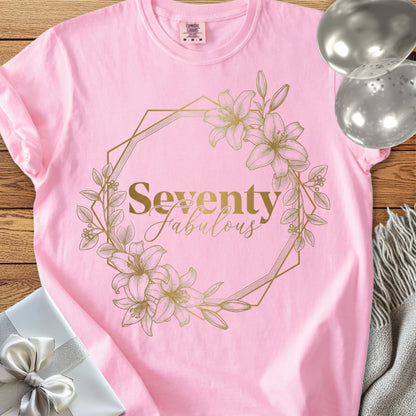Seventy Fabulous - Premium 70th Birthday T-Shirt
