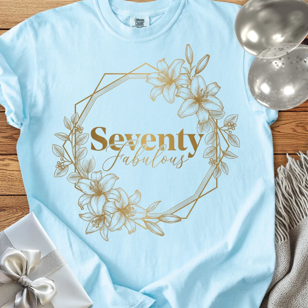Seventy Fabulous - Premium 70th Birthday T-Shirt
