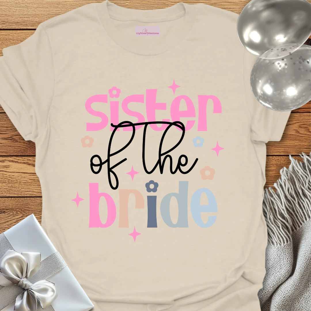 Sister of the Bride Wedding T-Shirt
