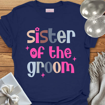 Sister of the Groom Wedding T-Shirt