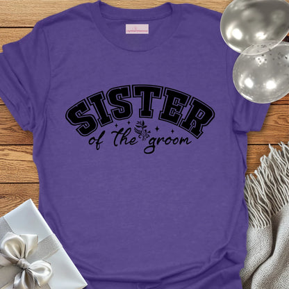 Sister of the Groom T-Shirt (varsity)