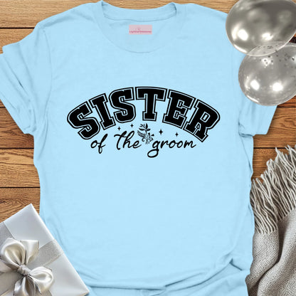 Sister of the Groom T-Shirt (varsity)