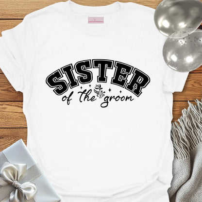 Sister of the Groom T-Shirt (varsity)