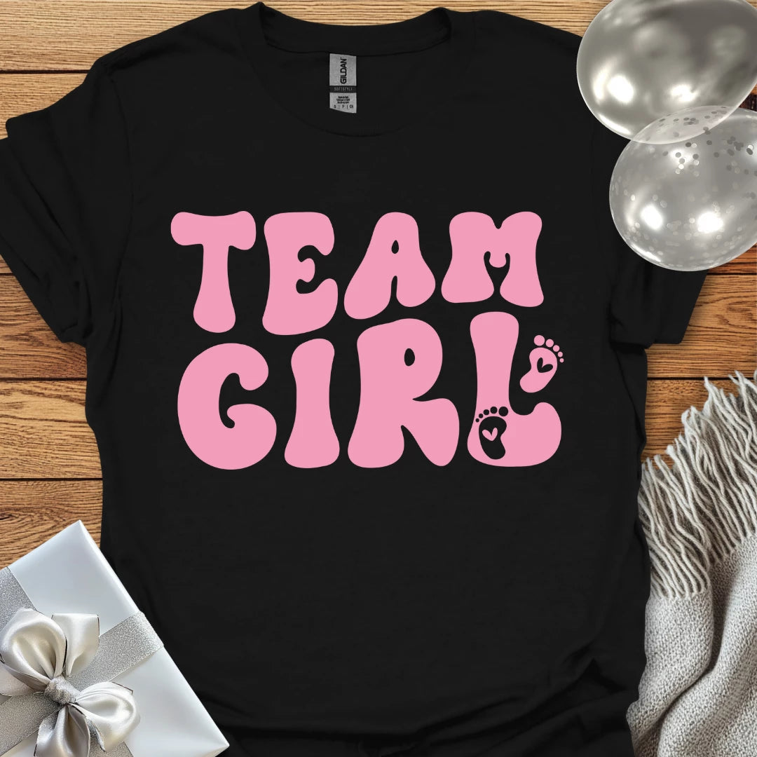 Team Girl - Pregnancy T-Shirt