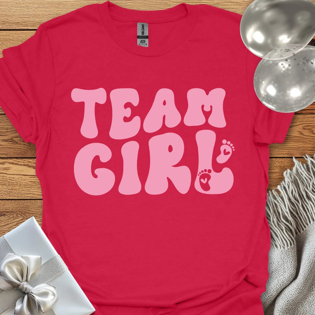 Team Girl - Pregnancy T-Shirt