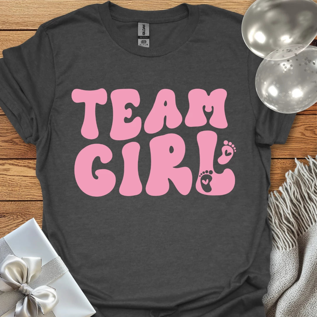 Team Girl - Pregnancy T-Shirt