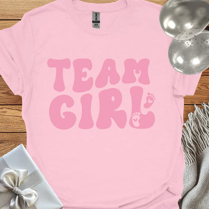 Team Girl - Pregnancy T-Shirt