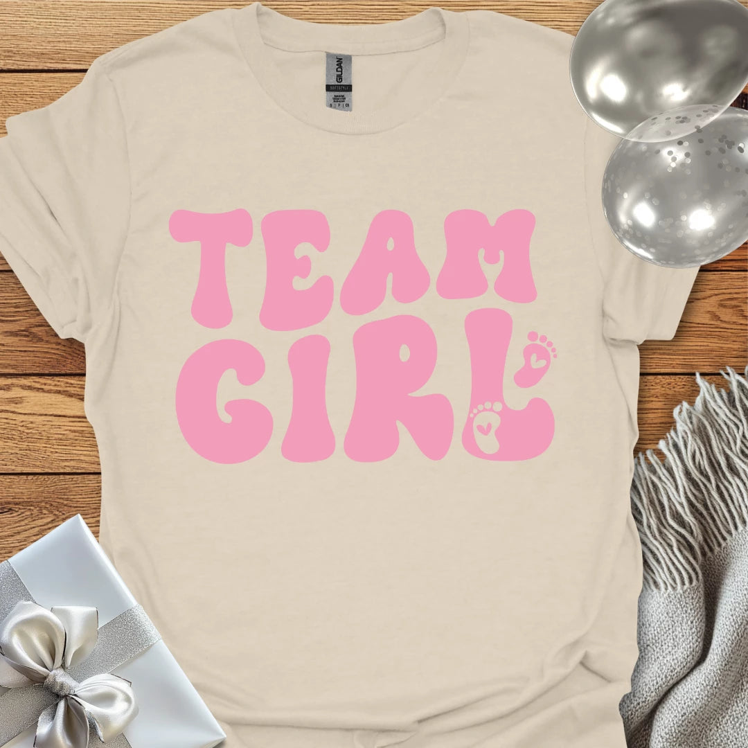 Team Girl - Pregnancy T-Shirt