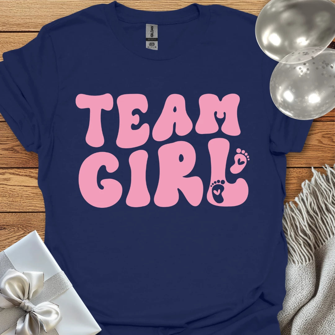 Team Girl - Pregnancy T-Shirt