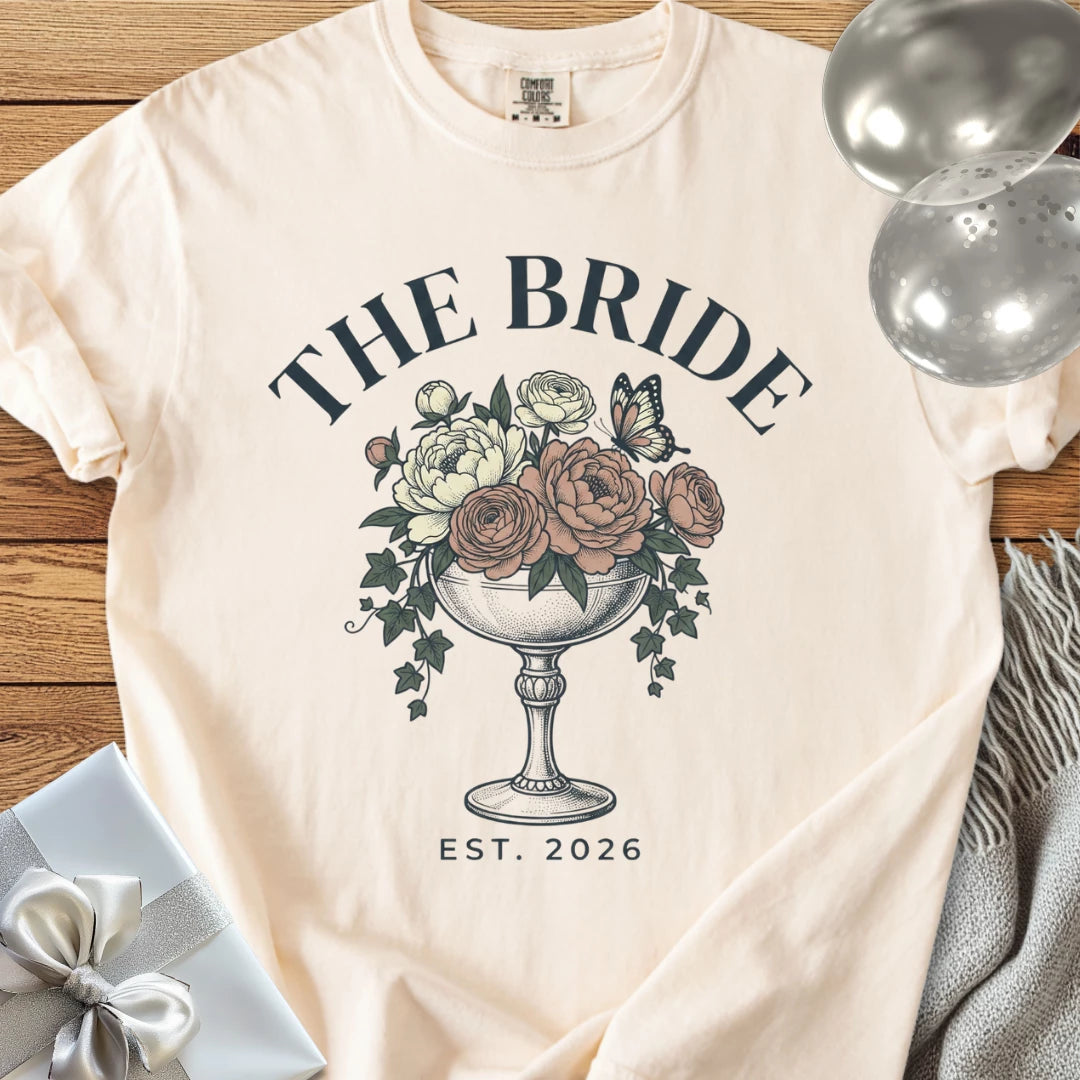 The Bride, Est. 2026 - Premium Wedding T-Shirt