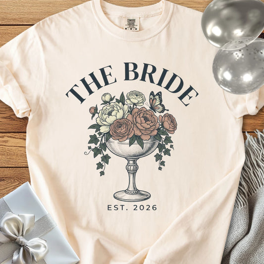 The Bride, Est. 2026 - Premium Wedding T-Shirt