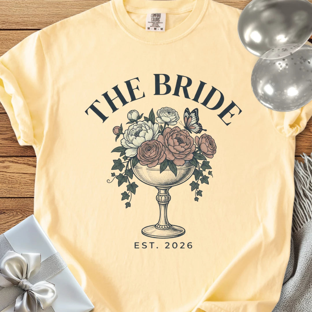 The Bride, Est. 2026 - Premium Wedding T-Shirt