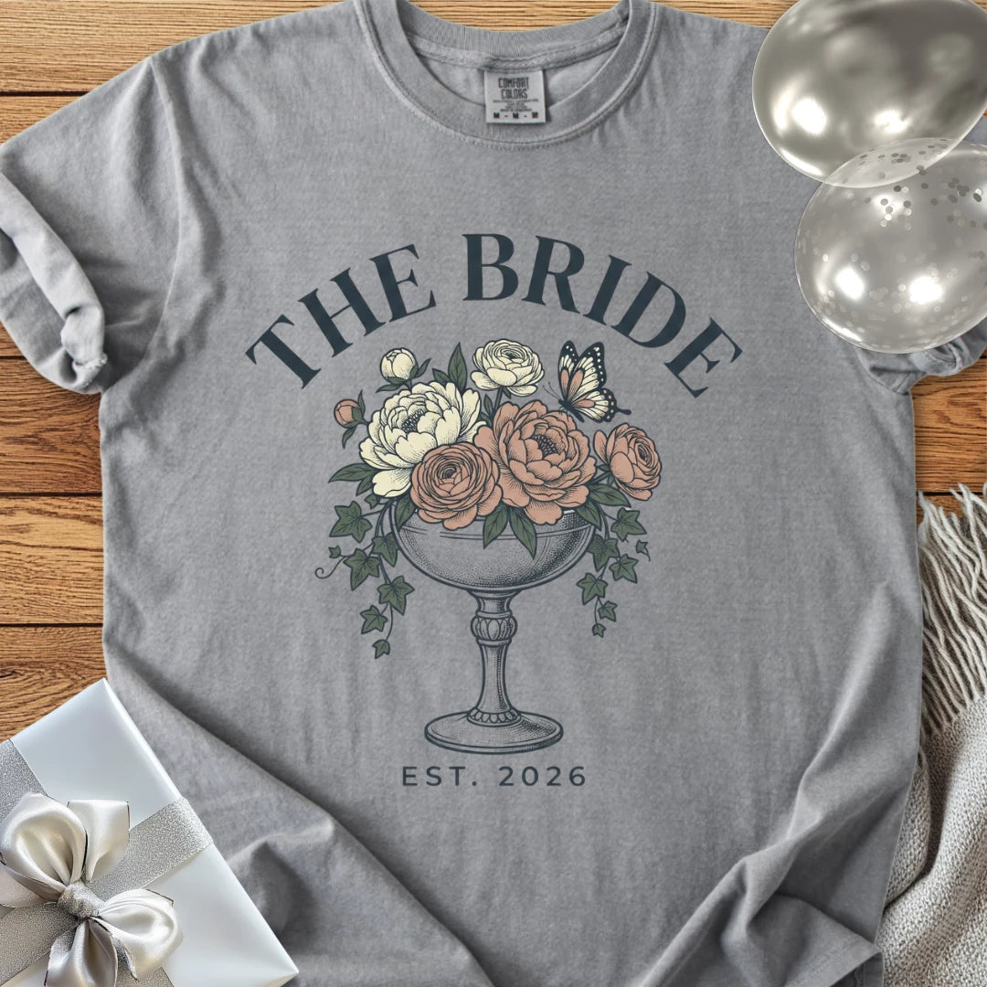 The Bride, Est. 2026 - Premium Wedding T-Shirt