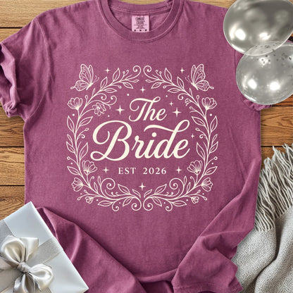 The Bride, Est 2026 - Premium Wedding T-Shirt