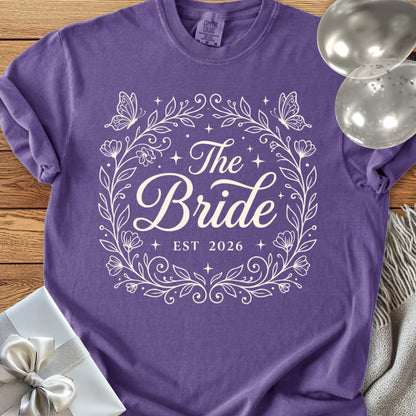 The Bride, Est 2026 - Premium Wedding T-Shirt