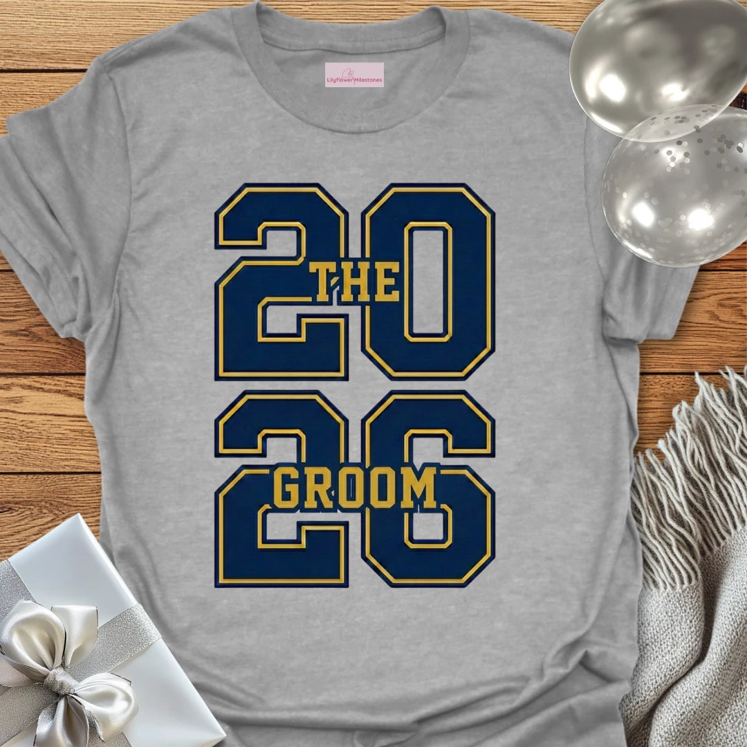 The Groom - Varsity Wedding T-Shirt