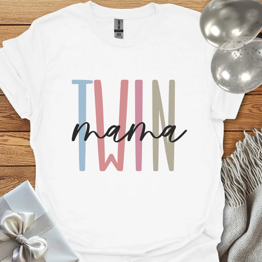 Twin Mama - Pregnancy T-Shirt