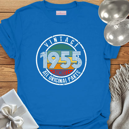 Vintage 1955, Almost All Original Parts - 70th Birthday T-Shirt
