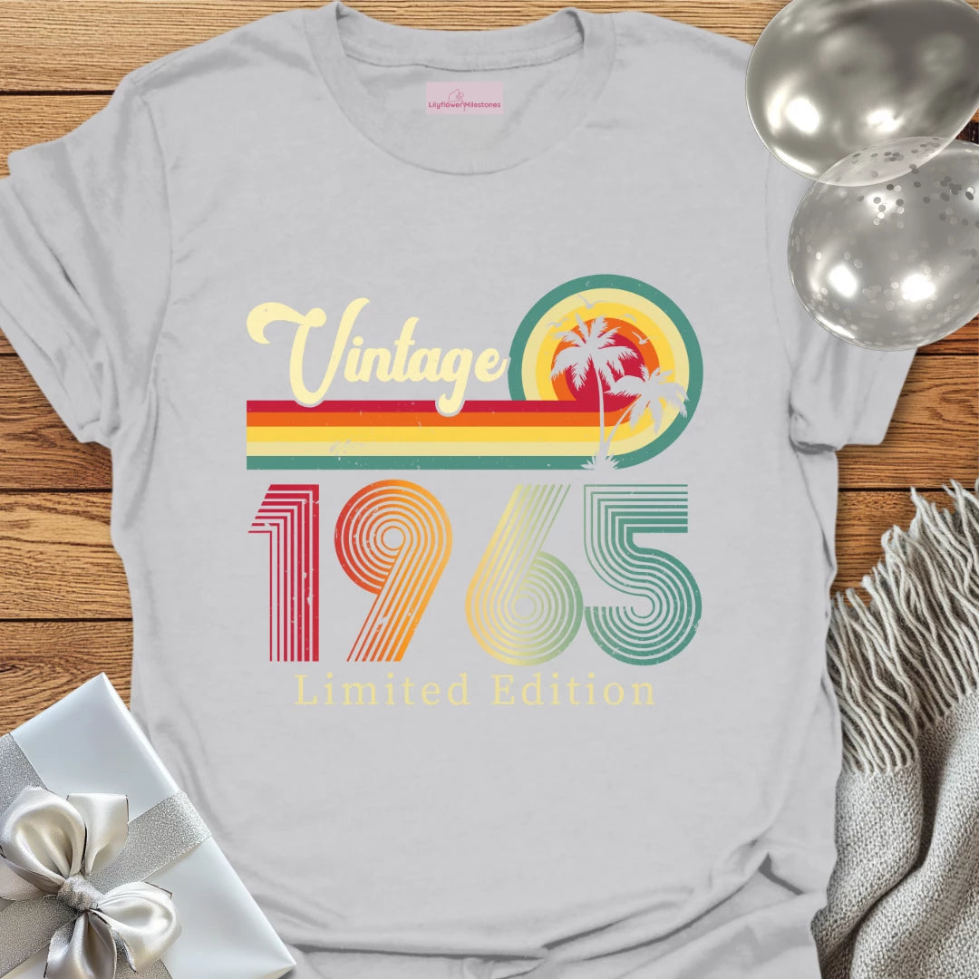 Vintage 1965, Limited Edition - 60th Birthday T-Shirt