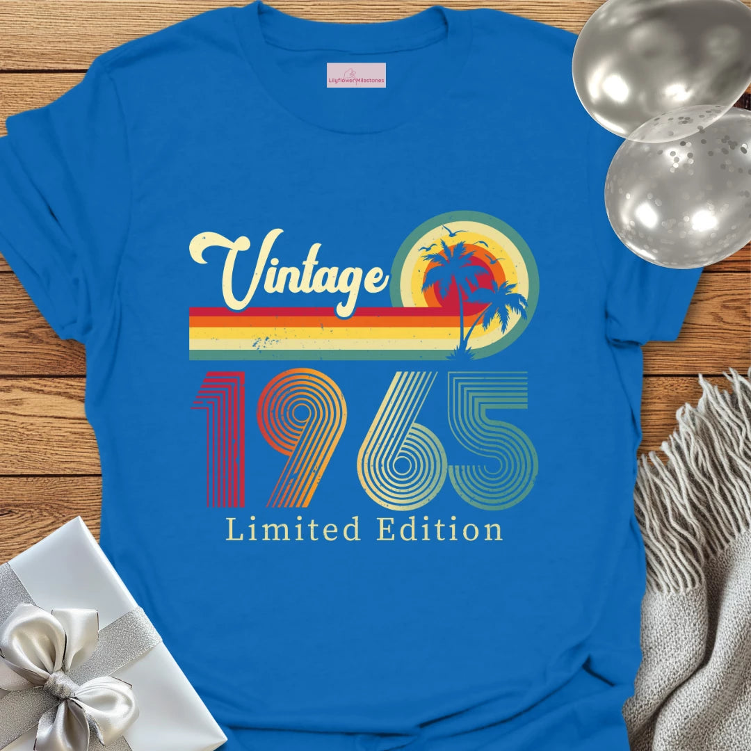 Vintage 1965, Limited Edition - 60th Birthday T-Shirt