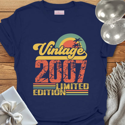 Vintage 2007, Limited Edition - 18th Birthday T-Shirt