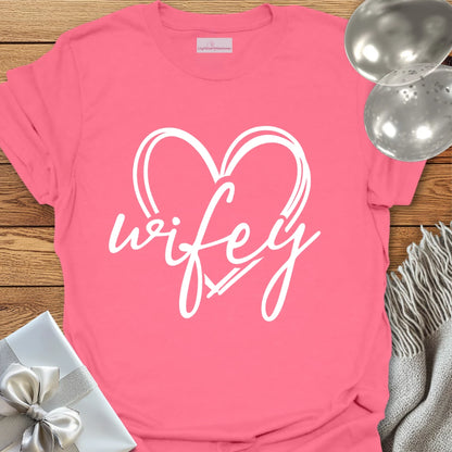 Wifey (Heart) - Wedding T-Shirt