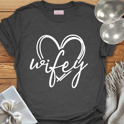 Wifey (Heart) - Wedding T-Shirt