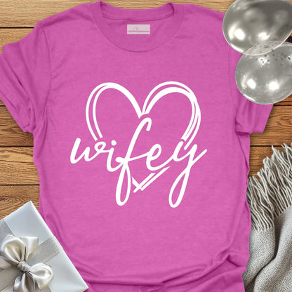 Wifey (Heart) - Wedding T-Shirt