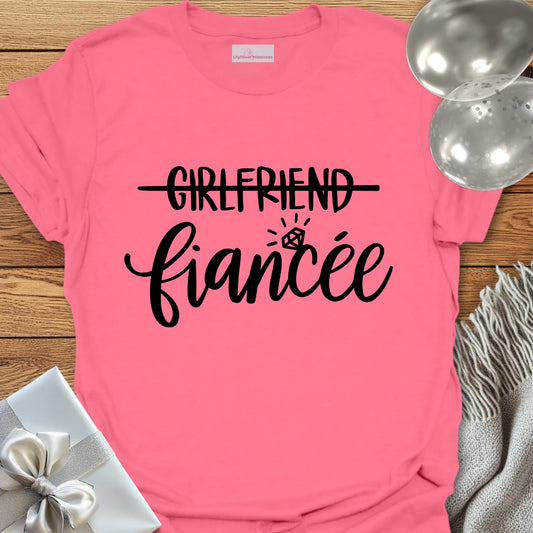 Girlfriend Strike Through, Fiancée T-Shirt