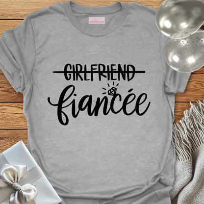Girlfriend Strike Through, Fiancée T-Shirt