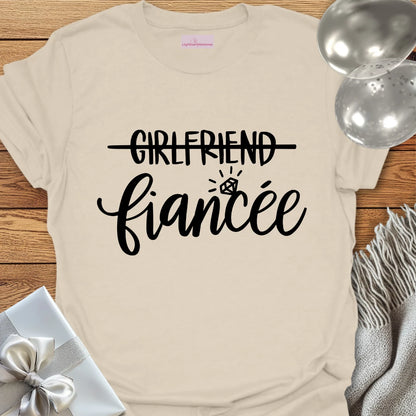 Girlfriend Strike Through, Fiancée T-Shirt