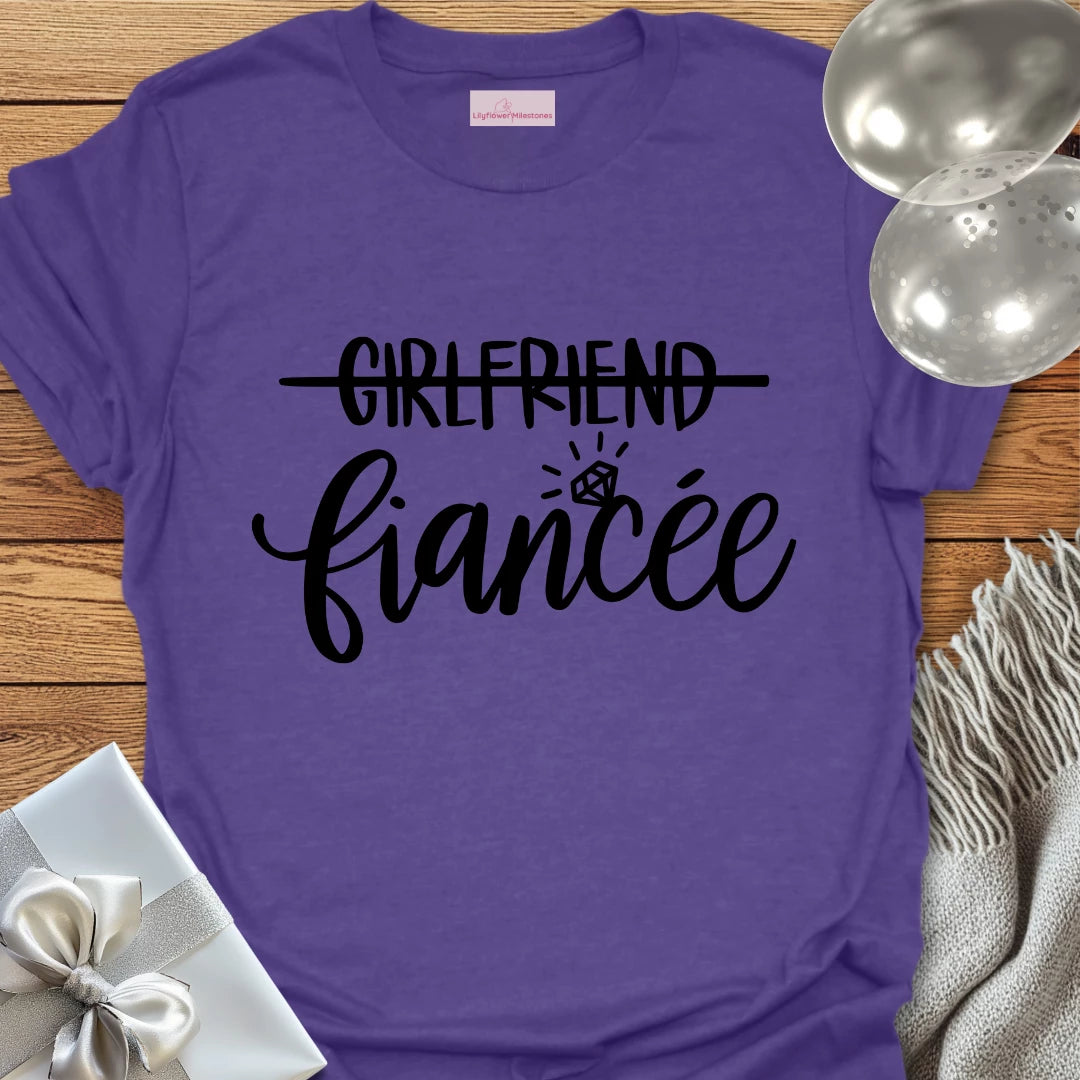 Girlfriend Strike Through, Fiancée T-Shirt