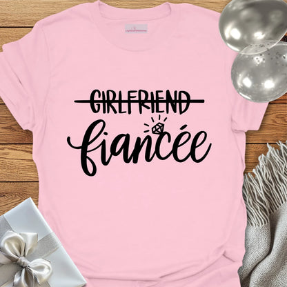 Girlfriend Strike Through, Fiancée T-Shirt