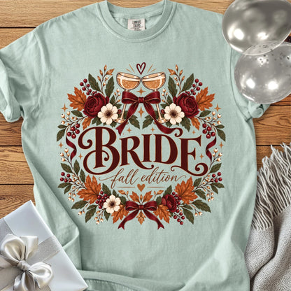 Bride, Fall Edition - Premium Wedding T-Shirt