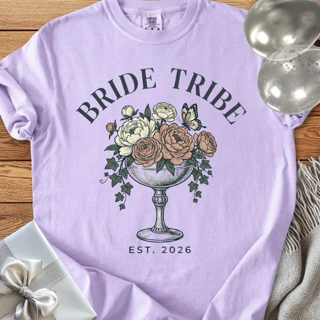 Bride Tribe, Est. 2026 - Premium Wedding T-Shirt