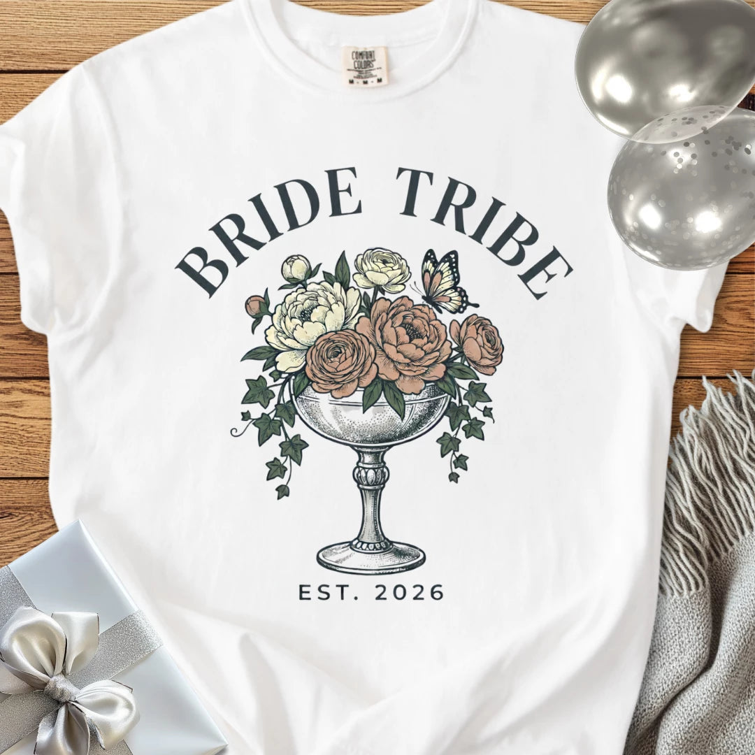 Bride Tribe, Est. 2026 - Premium Wedding T-Shirt