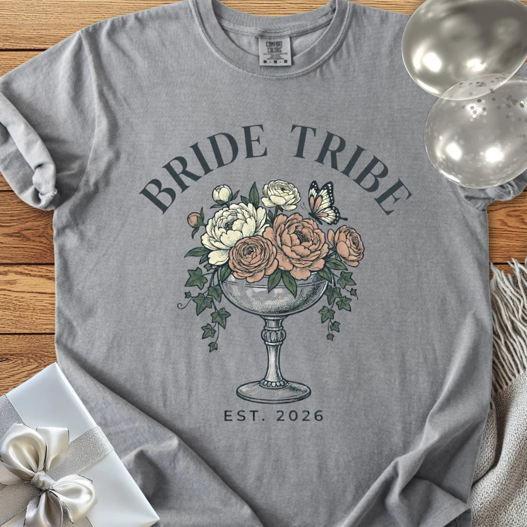 Bride Tribe, Est. 2026 - Premium Wedding T-Shirt