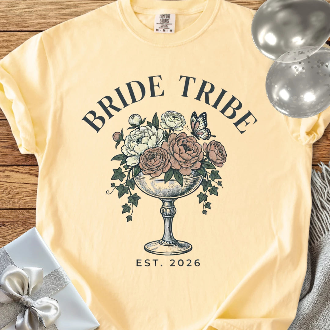 Bride Tribe, Est. 2026 - Premium Wedding T-Shirt